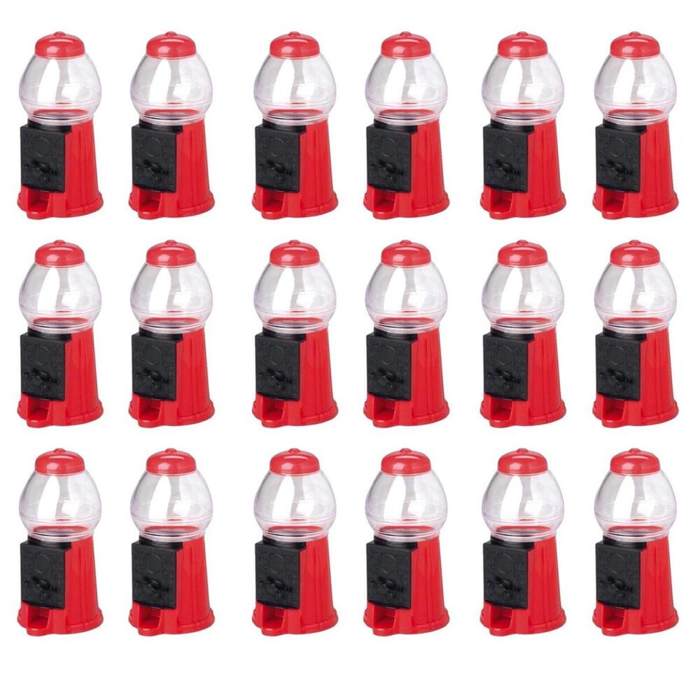 Lot of 18 New with Boxes 7” Gumball Machine FR-BUBGU